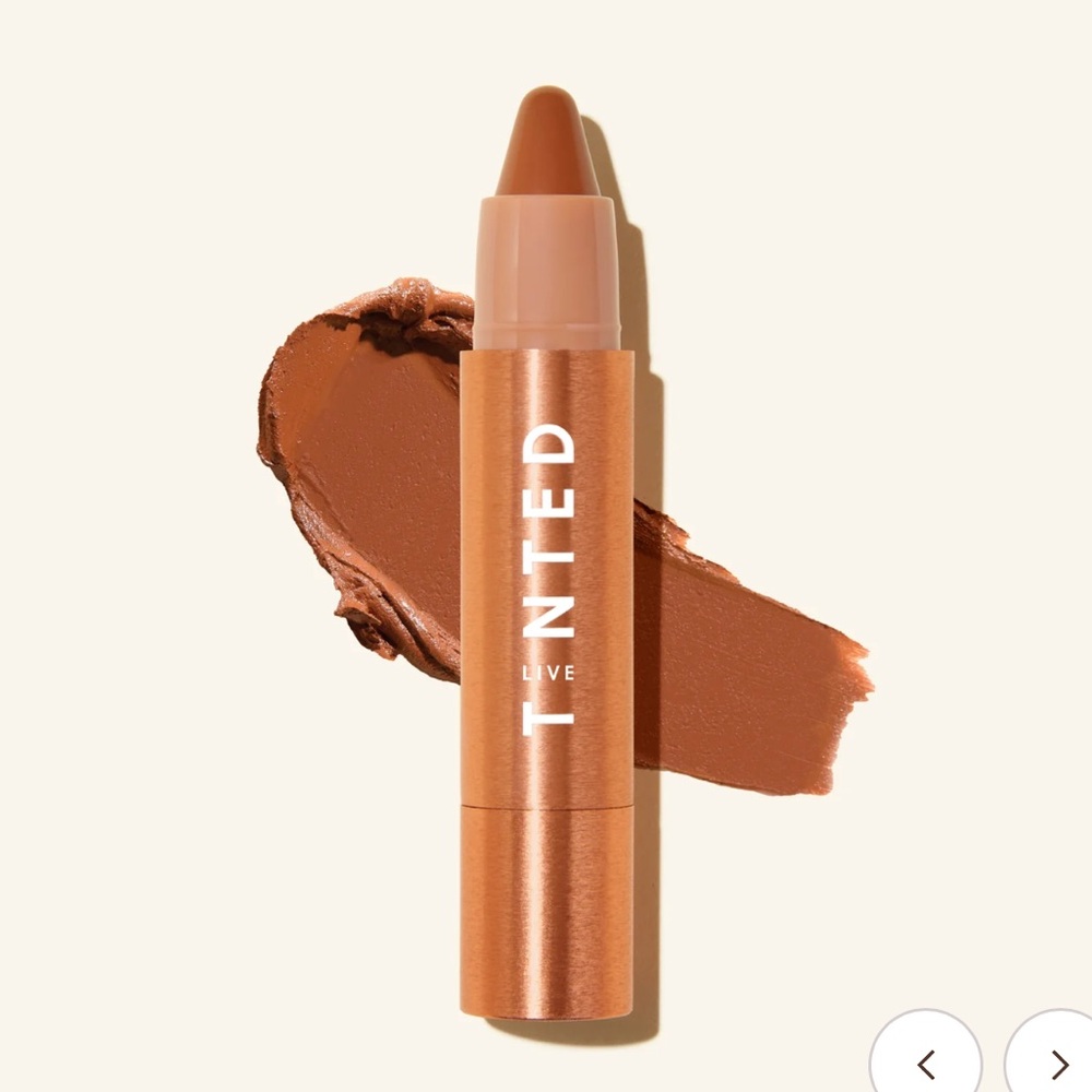 Live Tinted Huestick use for Eyes, Cheeks, Lips in Grounded = Milk Chocolate 🍫
